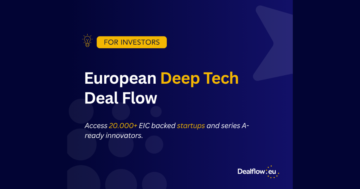 European Deep Tech Deal Flow for Investors | Dealflow.eu